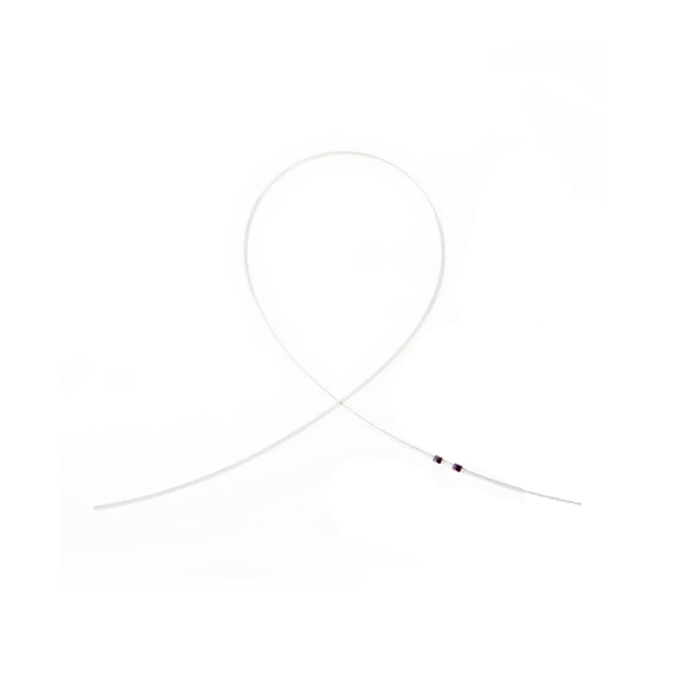 Guinea Pig Carotid Artery catheter, rounded tip & moveable beads